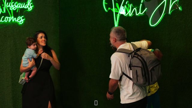 Vinicius shocked the masses at the Madam Tussao Museum